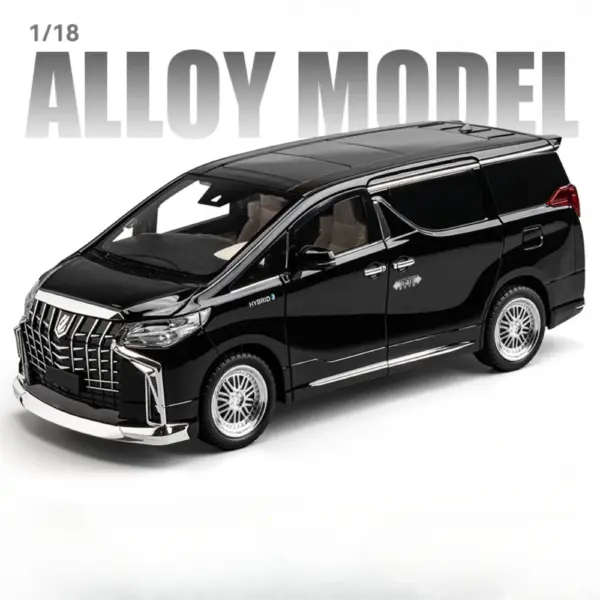 1:18 Scale Alphard Diecast Car Model with Sound - Image 7