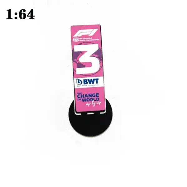 1:64 Scale F1 Parking Plate Model Decoration - Image 11