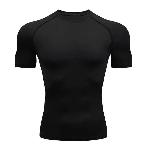 Men's Compression Long Sleeve Turtleneck Shirt - Image 11