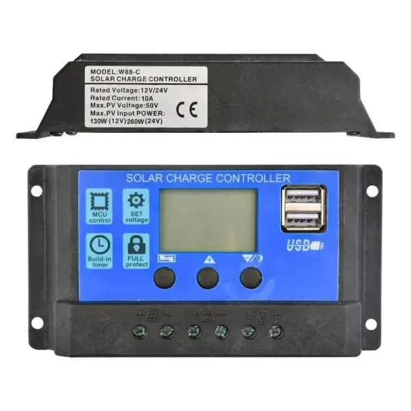 Solar Charge Controller 12V/24V 30A with USB - Image 7