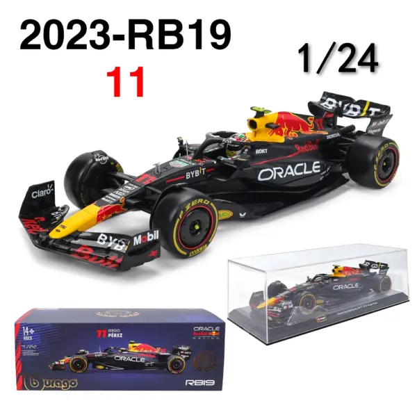 Bburago 1:24 F1 Ferrari Red Bull Model Car - Image 6