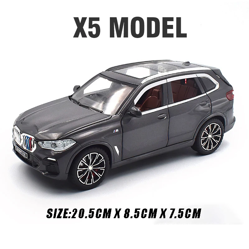 1:24 BMW X5 Diecast Model SUV with Lights 10 1:24 BMW X5 Diecast Model SUV with Lights - Image 10
