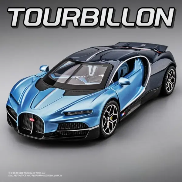 Simulation 1/32 Bugatti Toy Model Car - Image 2