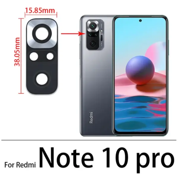 Xiaomi Redmi Note 10 Rear Camera Glass Lens - Image 5