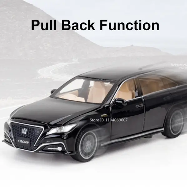 1:32 Toyota Crown Diecast Model Car with Sound - Image 5