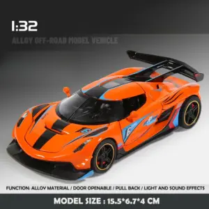Diecast 1:32 Jesko Super Car Model 15 S9004aa8c749847e38bf4238263f08a5ek