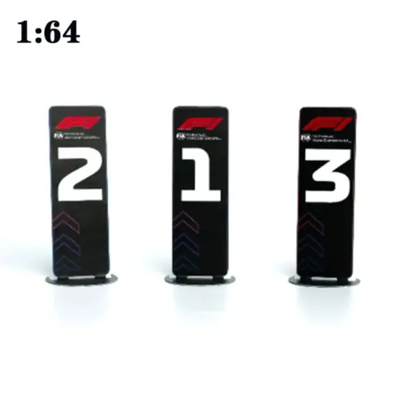 1:64 Scale F1 Parking Plate Model Decoration - Image 15