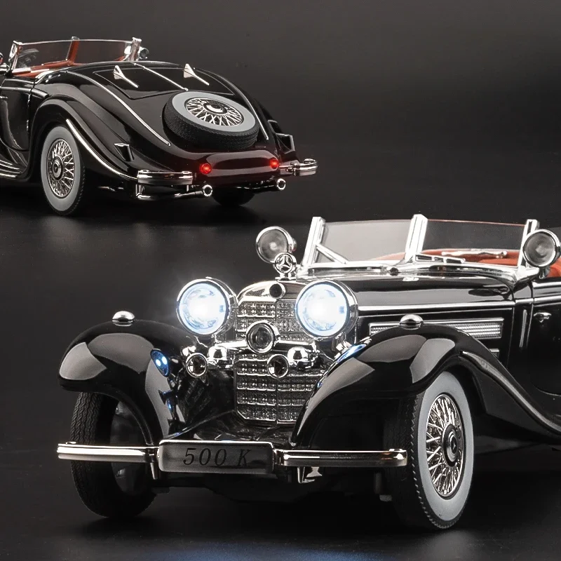 Vintage 1/24 Scale Benz 500K Model Car 3 Vintage 1/24 Scale Benz 500K Model Car - Image 3