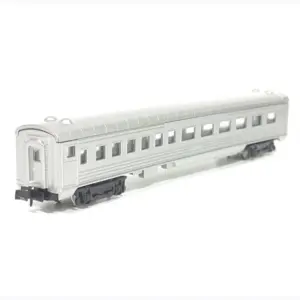 N Scale 1/160 Silver Four-Axle Train Car 10 S90398b3ce990416bbf21a41eea052307r