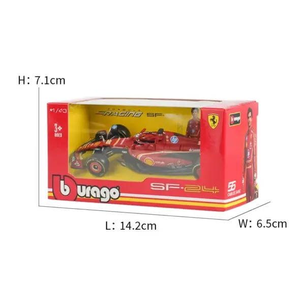 Bburago 1:43 Scale Ferrari SF24 F1 Model - Image 2