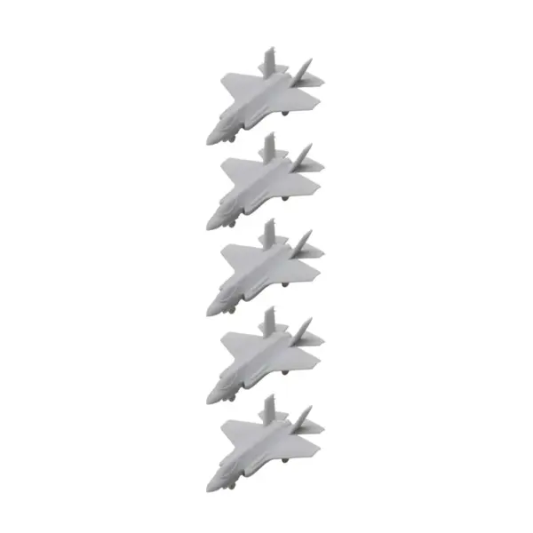 5PCS F-35A Lightning II Fighter Models - Image 9