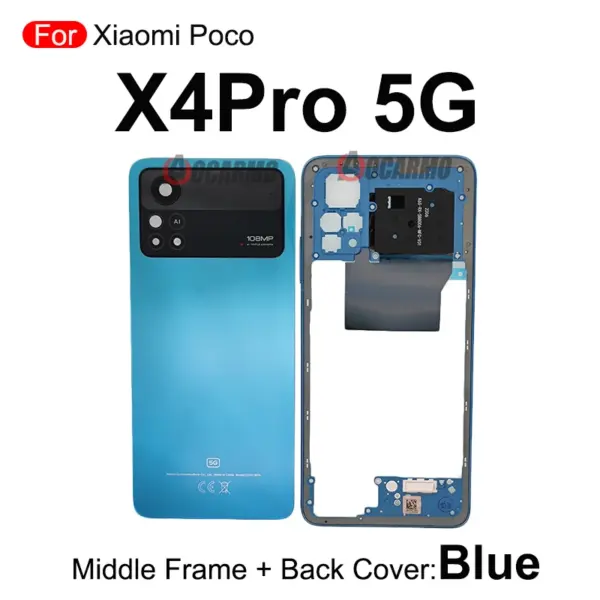 Xiaomi Poco X4 Pro 5G Frame & Back Cover Kit - Image 8