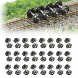 N Scale Metal Wheel Sets 24pcs for Trains