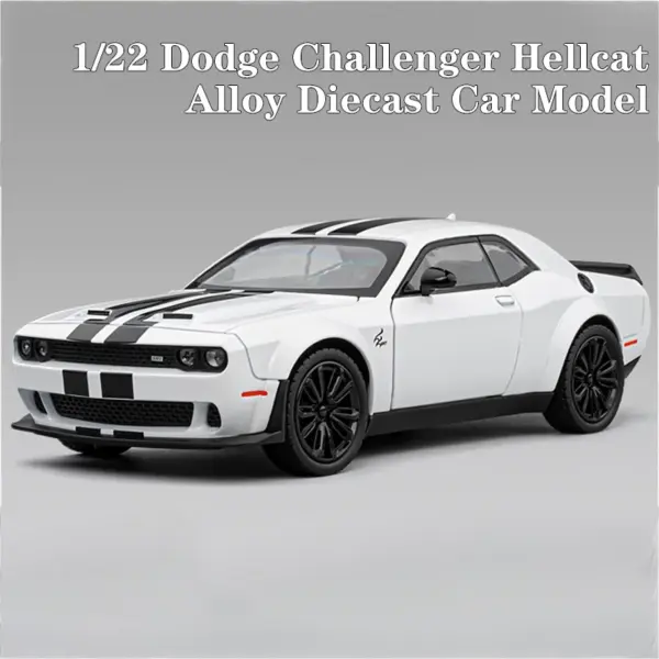 1:22 Dodge Challenger Redeye Hellcat Model Car - Image 5