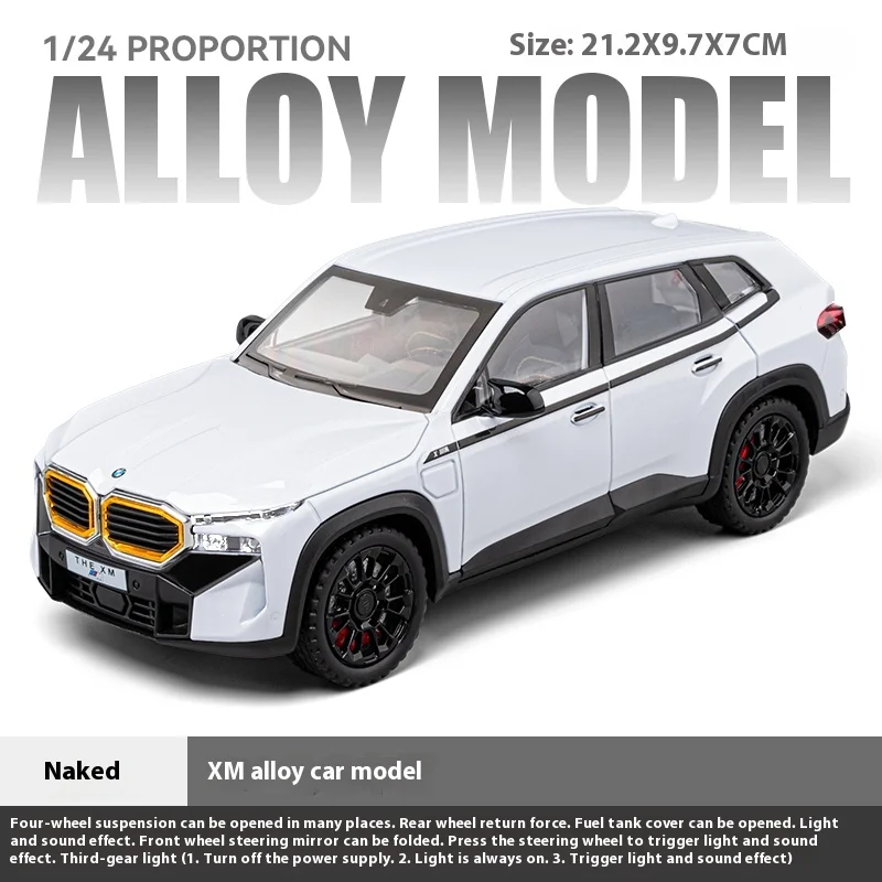 1:24 BMW XM Diecast Model Car with Sound 7 1:24 BMW XM Diecast Model Car with Sound - Image 7