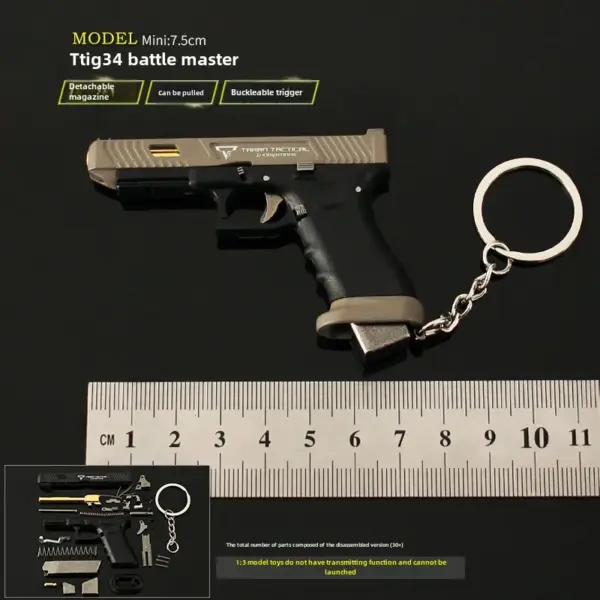 Mini Gun Charm Keychain Glock Model 1:3 Scale - Image 14