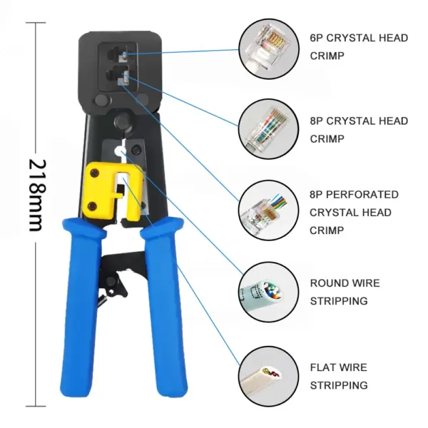 Network Cable Tester and Crimping Pliers Set - Image 5