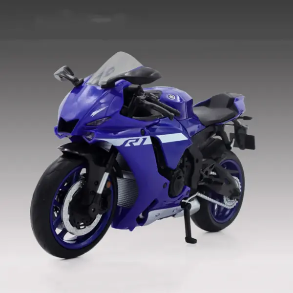 1:12 Yamaha YZF-R1M Diecast Motorcycle Model - Image 9