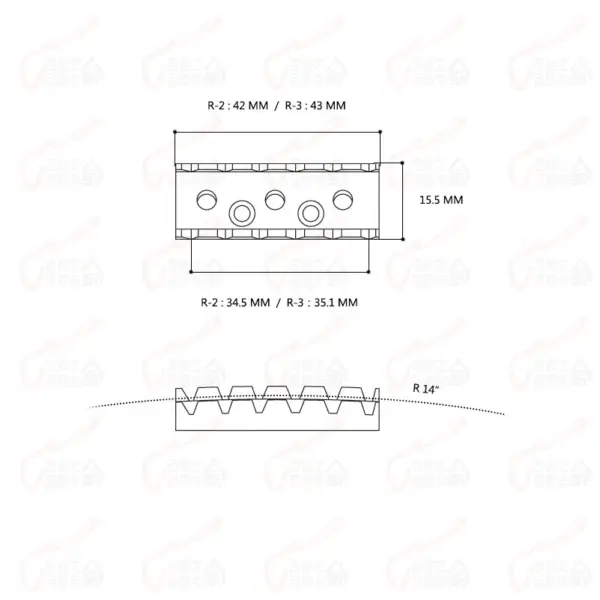 Guitar Locking Nut Set R-2 R-3 Performance Upgrade - Image 4