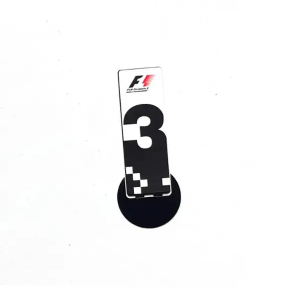 1:43 Scale F1 Model Parking Plate Decor - Image 6