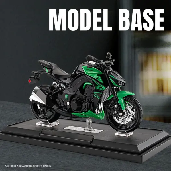1:12 Kawasaki Z1000 Diecast Motorcycle Model - Image 5