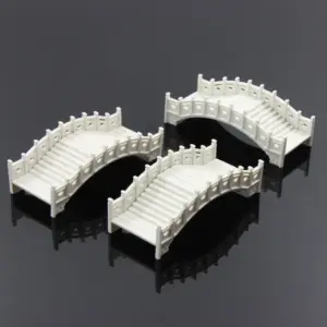 3pcs GY30 Plastic Arch Bridges for Models