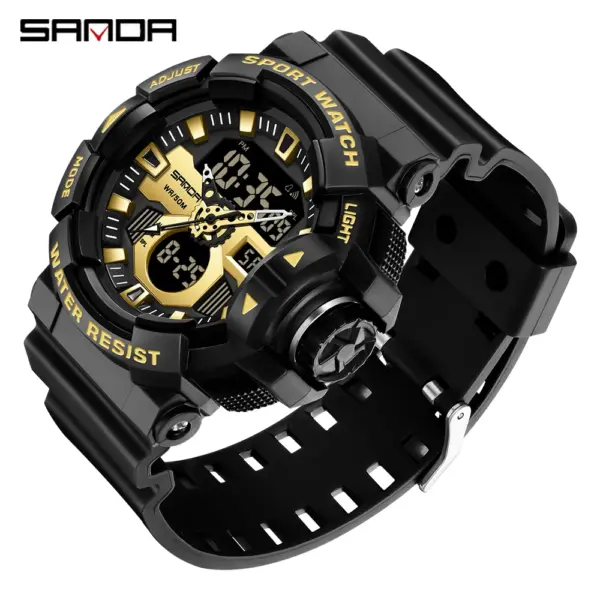 SANDA 3129 Military Sport Quartz Wrist Watch - Image 11