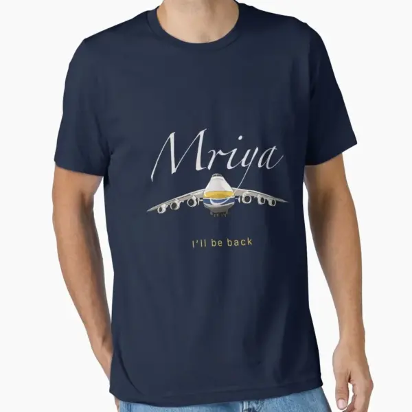 An-225 Mriya Men's Cotton T-Shirt - Image 9