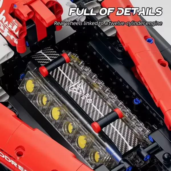1700+PCS F1 Race Car Building Set - Image 3