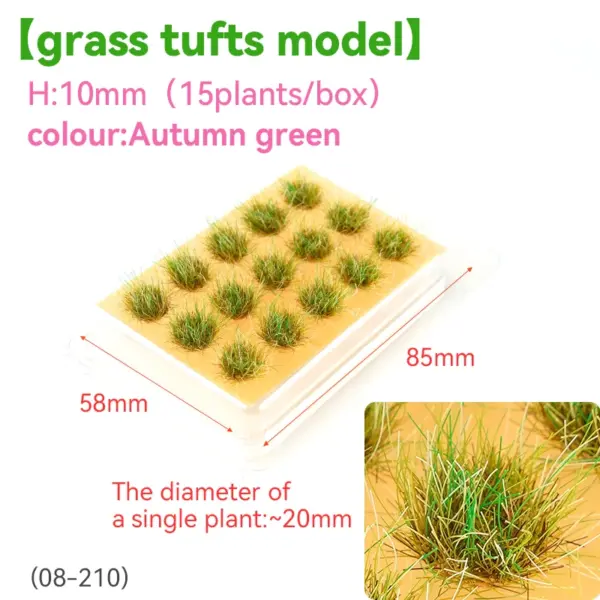 15pcs Miniature Flower Grass Clusters 8mm-10mm - Image 11