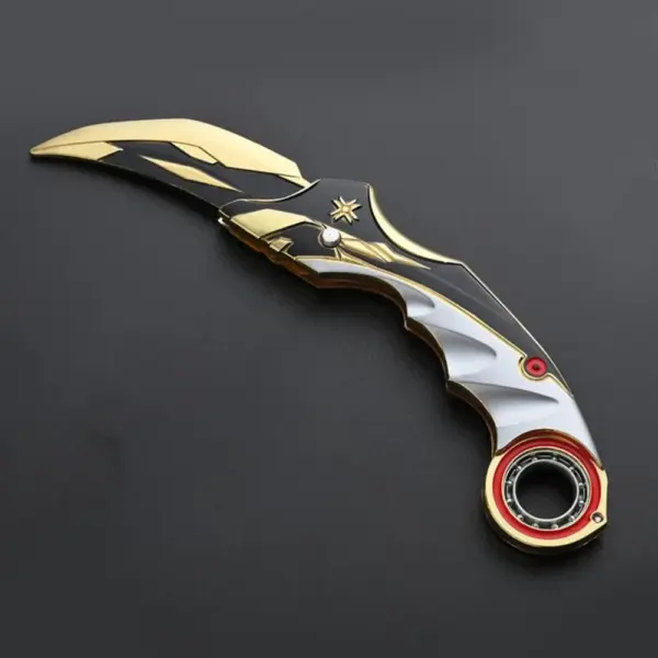 20cm Metal Black Dragon Karambit Model Knife - Image 2