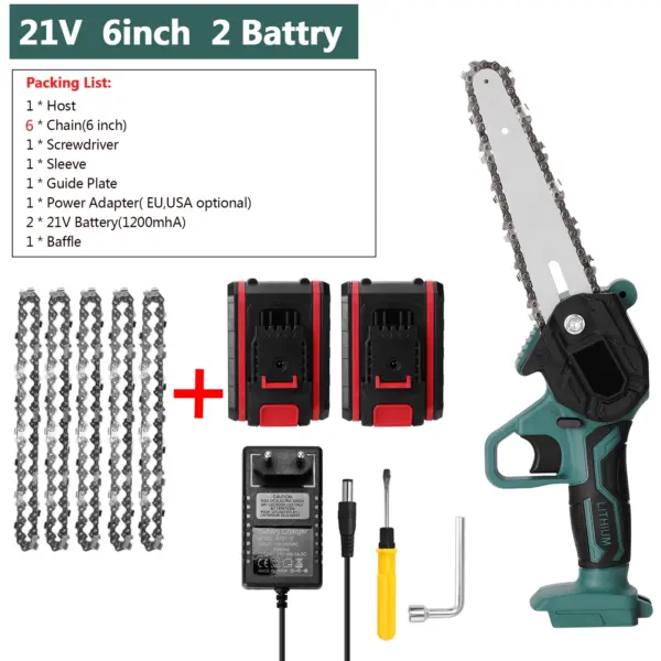 21V Electric Pruning Saw and Shear Set - Image 7