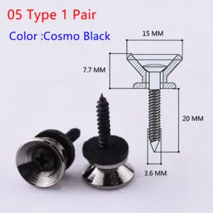 Guitar and Bass Strap Button Pins Set 38 S928700f8bcae4e699a1881675e14b451H