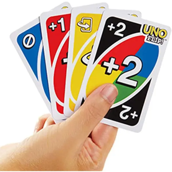 UNO Flip Card Game with Double-Sided Deck - Image 3