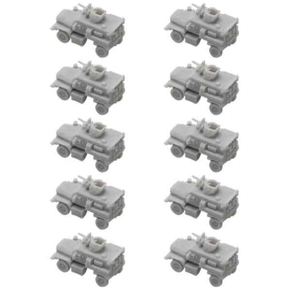 10PCS Resin Cougar MRAP Model Kits - Image 10