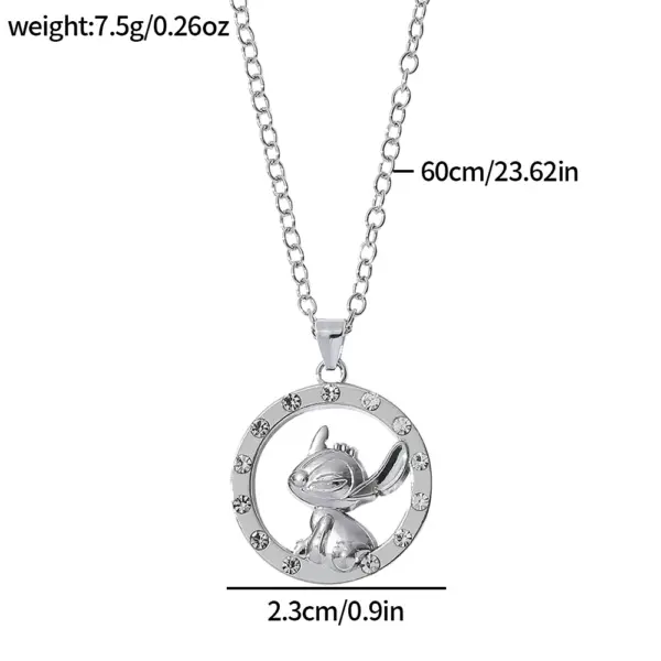 Disney Stitch Cartoon Pendant Necklace for Women - Image 9