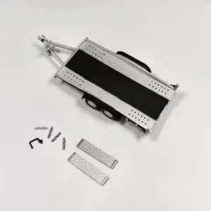 1:43 Scale Alloy Flatbed Trailer Model 10 S92e1a47995e24f3bb75a1db92927ec44M