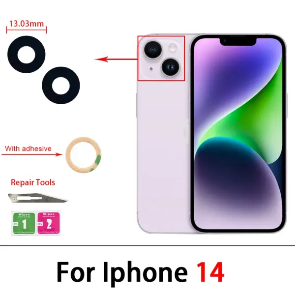 iPhone Camera Glass Lens Replacement Kit - Image 5
