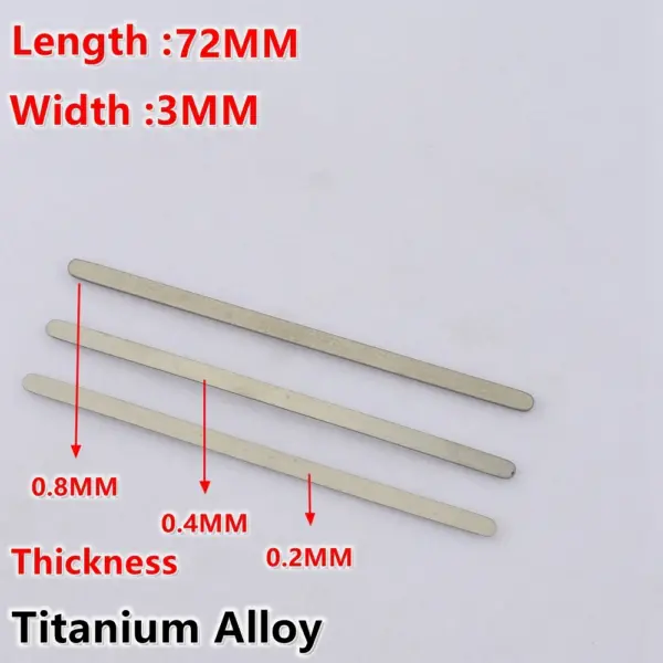 Titanium Alloy Acoustic Guitar Nut Spacer Set - Image 7