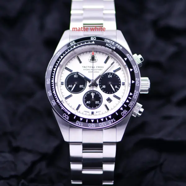 Tactical Frog 41mm Solar Chronograph Watch TF004 - Image 8