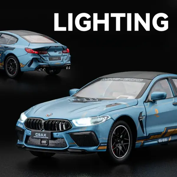 1:24 BMW M8 Supercar Alloy Model Car - Image 6