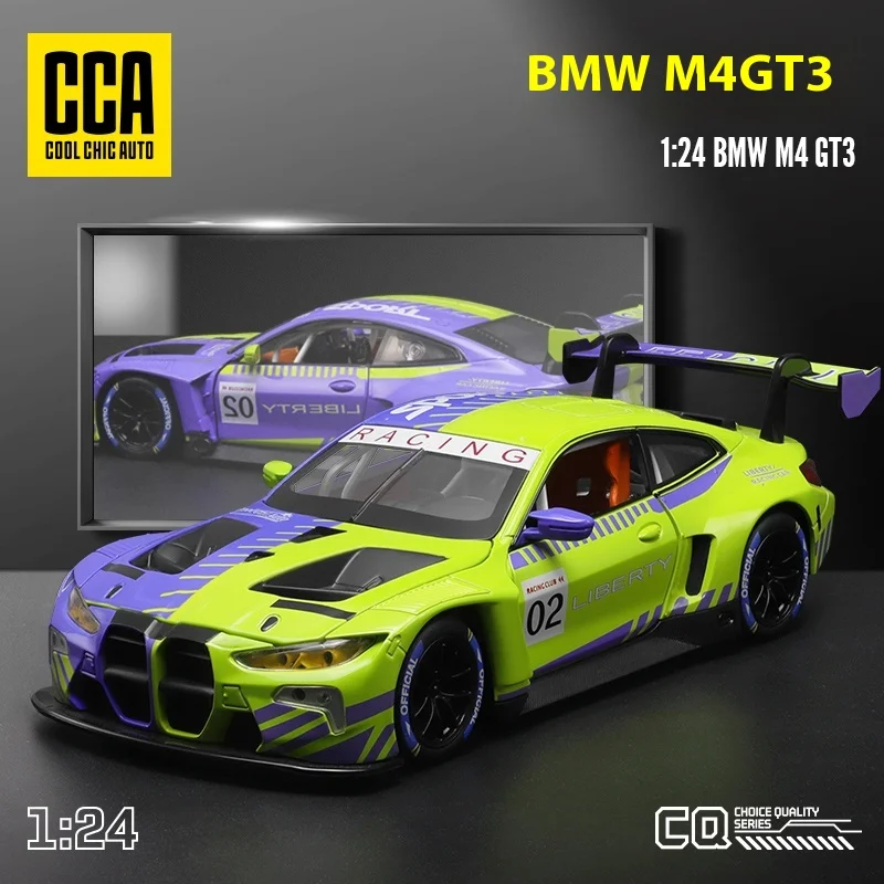 1:24 BMW M4 GT3 Alloy Diecast Car Model 5 1:24 BMW M4 GT3 Alloy Diecast Car Model - Image 5