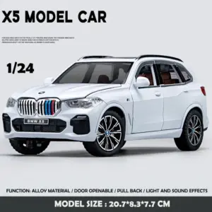 1/24 BMW X5 Alloy Diecast SUV Toy Car 16 S9413a80c70fd4b3fbbacdbdeffa27987k