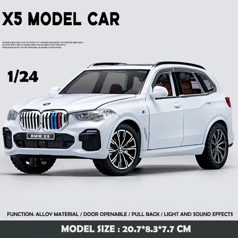 1/24 BMW X5 Alloy Diecast SUV Toy Car 8 1/24 BMW X5 Alloy Diecast SUV Toy Car - Image 8