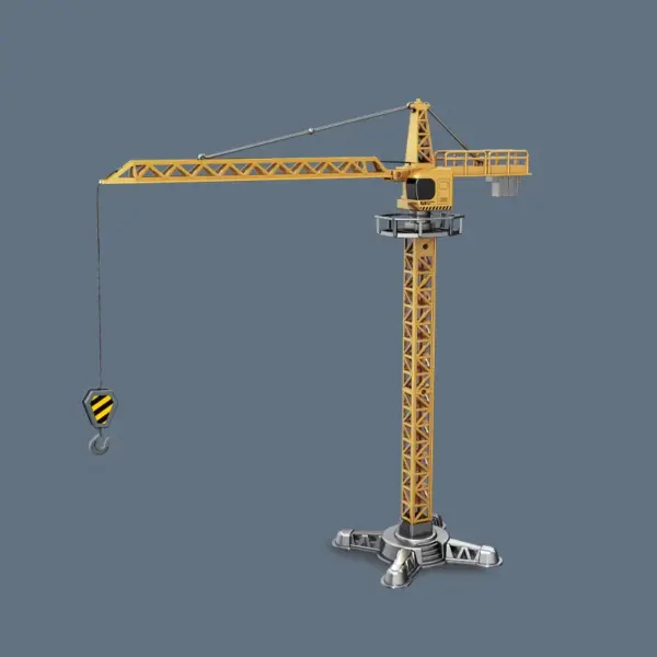 1:55 Scale Tower Crane Model in Metal - Image 9