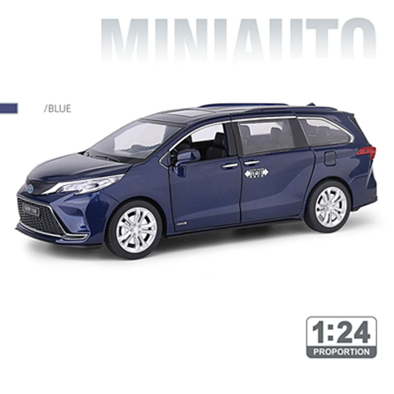 1:24 Alloy Sienna Granvia Diecast Car Model 8 1:24 Alloy Sienna Granvia Diecast Car Model - Image 8