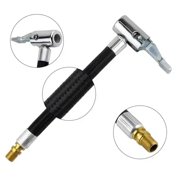 Car Tire Inflator Hose Extension Tube 10-50cm - Image 2