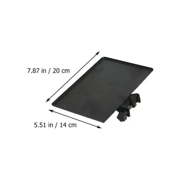 Microphone Stand Accessory Tray with Clamp - Image 7