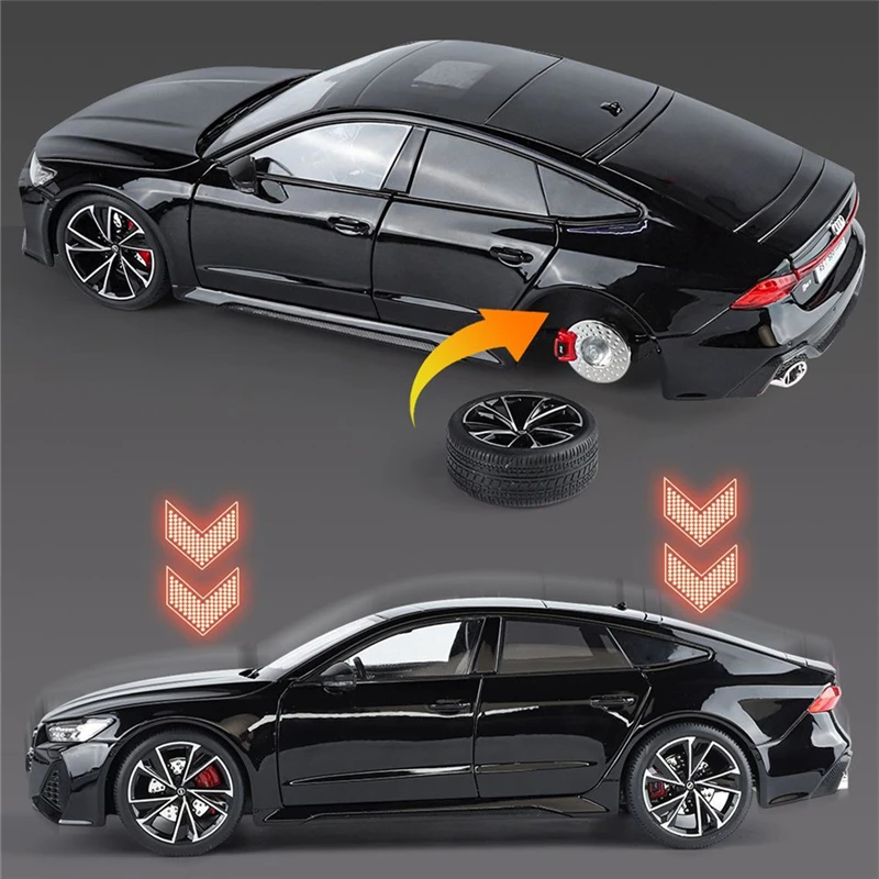 1:18 Audi RS7 Diecast Alloy Sports Car Model 6 1:18 Audi RS7 Diecast Alloy Sports Car Model - Image 6
