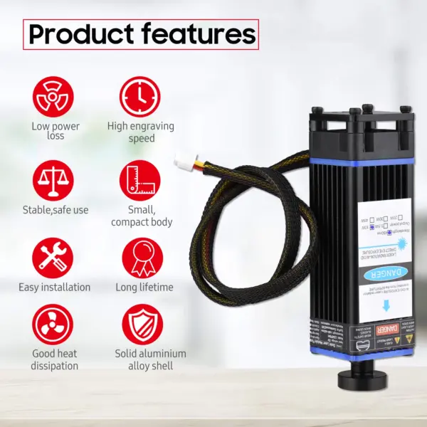 450nm Laser Module for CNC 3D Printers - Image 2